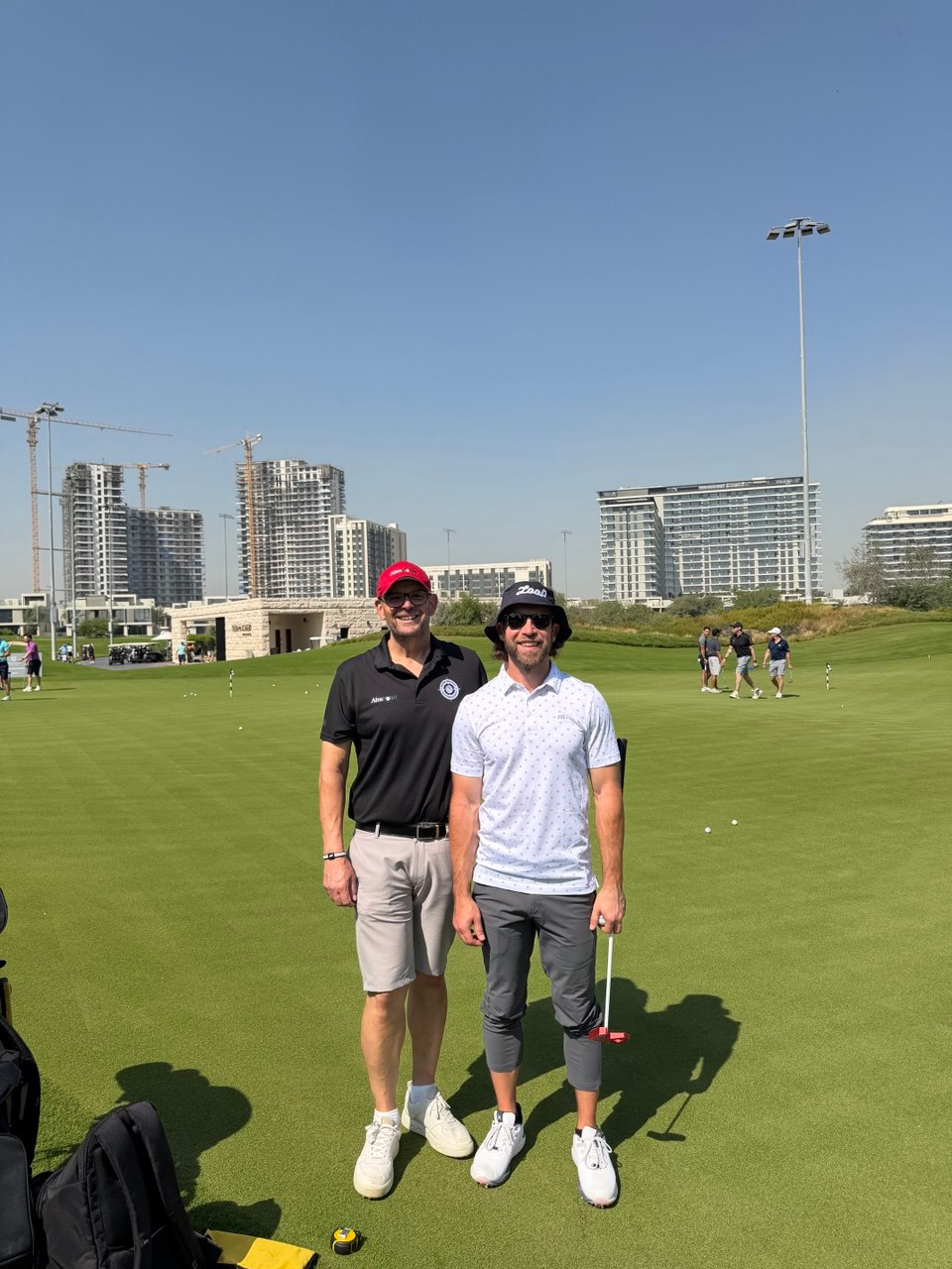 Brian and Mark Bentley during the AimPoint Express clinic